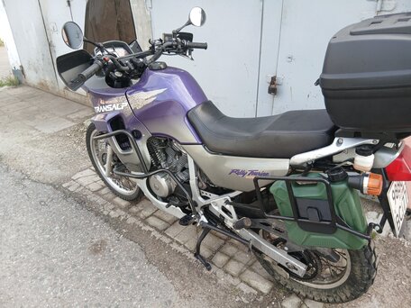 1997 Honda XL600V Transalp, фиолетовый, 350000 рублей, вид 3