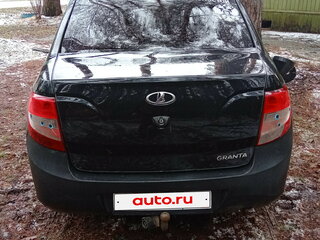 2012 Lada (ВАЗ) Granta I, чёрный, 200000 рублей, вид 3