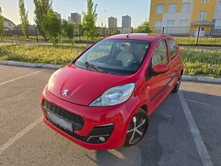 2014 Peugeot 107 I Рестайлинг 2, красный, 570000 рублей, вид 3