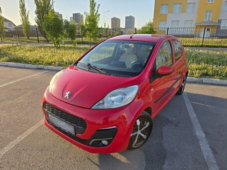 2014 Peugeot 107 I Рестайлинг 2, красный, 630000 рублей, вид 3