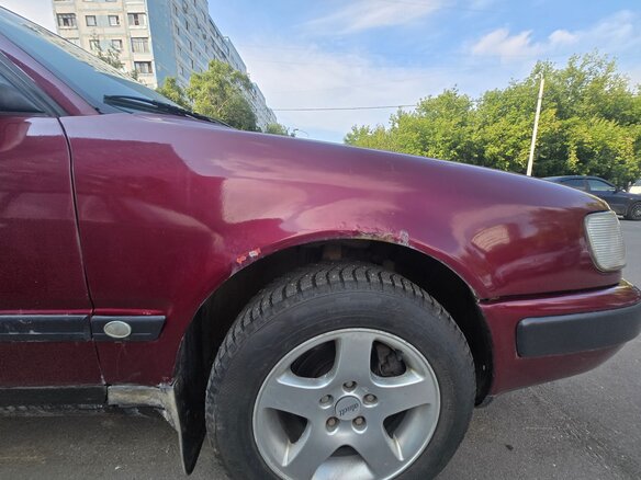 1995 Audi A6 I (C4), пурпурный, 230000 рублей - вид 8