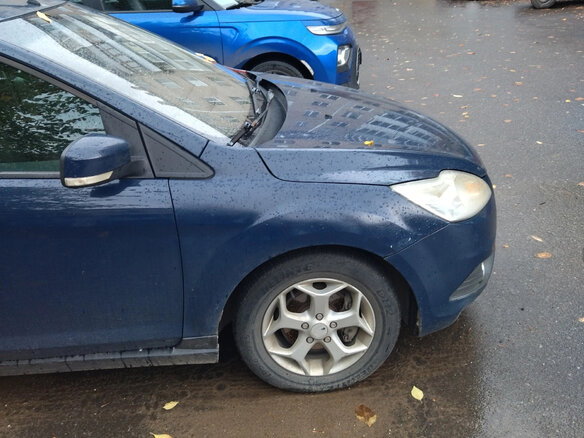 2008 Ford Focus II Рестайлинг, синий, 450000 рублей - вид 5