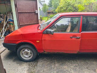 1988 Lada (ВАЗ) 2109, красный, 100000 рублей, вид 4