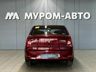 2011 Renault Logan I Рестайлинг, красный, 380000 рублей, вид 4