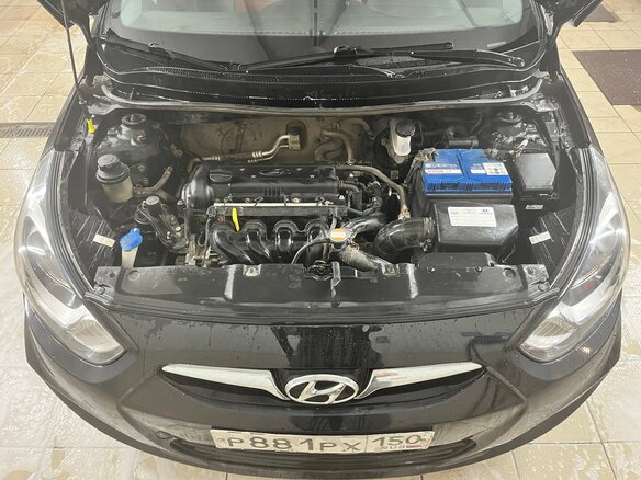 2012 Hyundai Solaris I, чёрный - вид 6