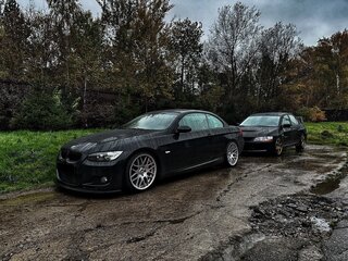 2008 BMW 3 серии 325i V (E90/E91/E92/E93), чёрный, 2500000 рублей, вид 2