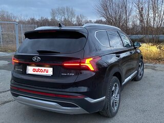 2021 Hyundai Santa Fe IV Рестайлинг, чёрный, 3200000 рублей, вид 4