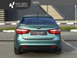 2012 Kia Rio III, зелёный, 851700 рублей, вид 4