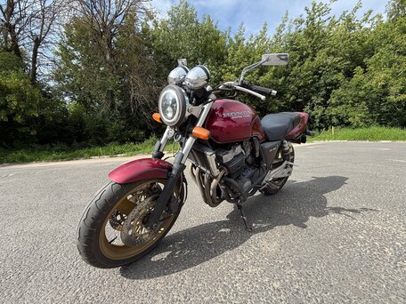 1995 Honda CB 400 Super Four, красный, 220000 рублей, вид 1