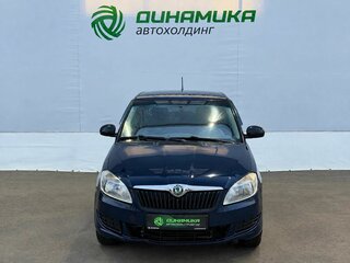 2012 Skoda Fabia II Рестайлинг, синий, 370000 рублей, вид 2