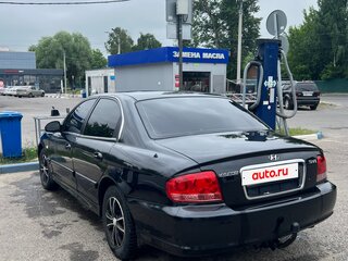 2007 Hyundai Sonata ТагАЗ IV (EF) Рестайлинг, чёрный, 500000 рублей, вид 3