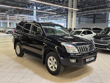 2007 Toyota Land Cruiser Prado 4-speed 120 Series Рестайлинг, чёрный, 1830000 рублей, вид 3