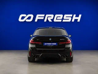 2020 BMW 5 серии 530d xDrive VII (G30/G31/G38) Рестайлинг, чёрный, 4599077 рублей, вид 4