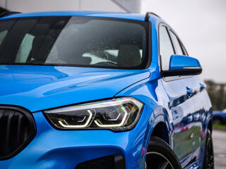 2021 BMW X1 20i xDrive II (F48) Рестайлинг, синий, 3199000 рублей, вид 2