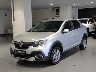 2019 Renault Logan Stepway II Рестайлинг, серебристый, 877000 рублей, вид 1