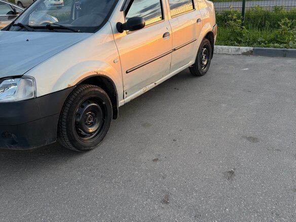 2008 Renault Logan I, серый, 290000 рублей - вид 8