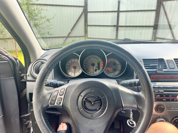2007 Mazda 3 I (BK) Рестайлинг, серый, 500000 рублей - вид 6