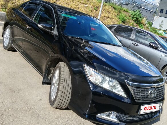 2014 Toyota Camry VII (XV50), чёрный, 1750000 рублей - вид 8