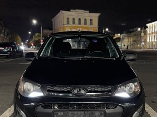 2013 Lada (ВАЗ) Kalina II, синий, 450000 рублей, вид 3