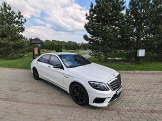 2015 Mercedes-Benz S-Класс AMG 63 AMG Long III (W222, C217), белый, 3200000 рублей, вид 2