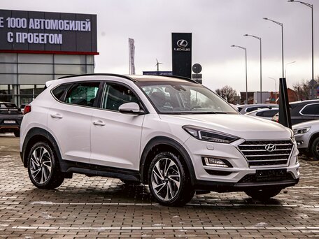 2020 Hyundai Tucson III Рестайлинг, белый, 2095000 рублей, вид 3