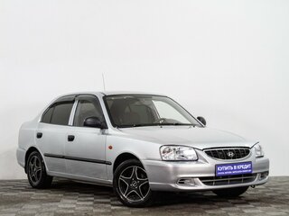 2007 Hyundai Accent ТагАЗ II, серебристый, 339000 рублей, вид 1