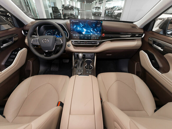 2026 Toyota Highlander IV (XU70), чёрный - вид 7