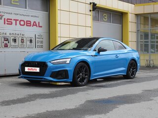 2020 Audi A5 45 TFSI II (F5) Рестайлинг, голубой, 3195000 рублей, вид 2