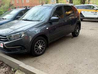 2019 Lada (ВАЗ) Granta I Рестайлинг, серебристый, 465000 рублей, вид 3