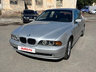 2001 BMW 5 серии 525i IV (E39) Рестайлинг, серебристый, 790000 рублей, вид 3