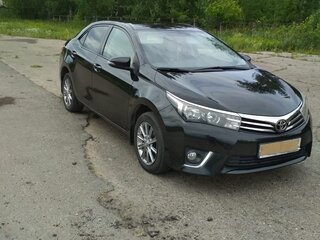 2014 Toyota Corolla XI (E160, E170, E180), чёрный, 1450000 рублей, вид 4