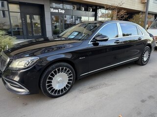 2018 Mercedes-Benz Maybach S-Класс 560 I (X222) Рестайлинг, чёрный, 3452000 рублей, вид 2