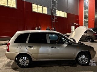 2013 Lada (ВАЗ) Kalina I, бежевый, 215000 рублей, вид 2