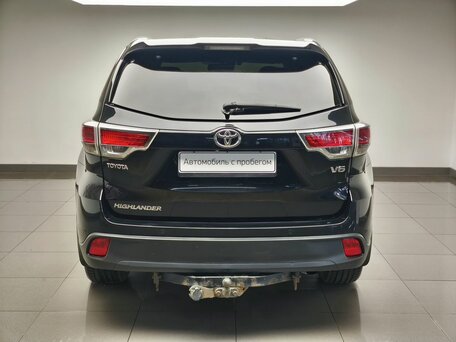 2015 Toyota Highlander III (XU50), чёрный, 2563000 рублей, вид 4