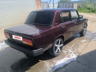 2007 Lada (ВАЗ) 2107, пурпурный, 160000 рублей, вид 2