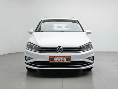 2019 Volkswagen Golf Sportsvan I Рестайлинг, белый, 1280000 рублей, вид 4