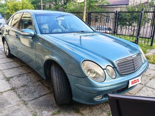 2002 Mercedes-Benz E-Класс 220 III (W211, S211), зелёный, 750000 рублей, вид 3