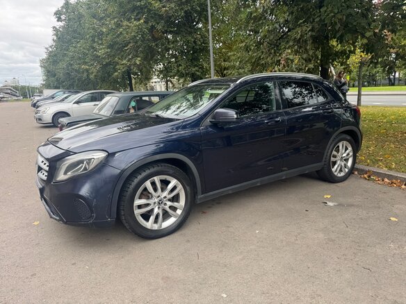 2017 Mercedes-Benz GLA 200 I (X156) Рестайлинг, синий - вид 3