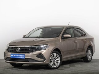 2020 Volkswagen Polo VI, коричневый, 1629000 рублей, вид 2