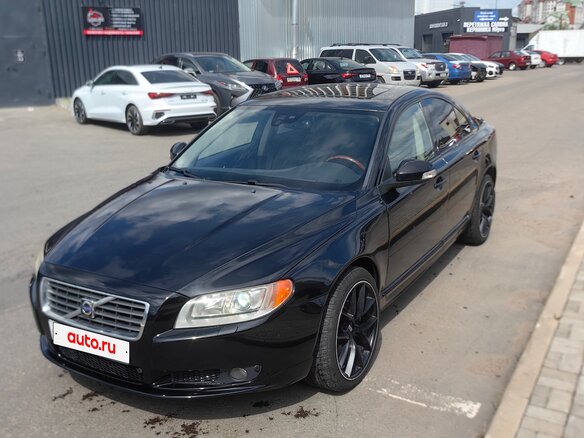 2008 Volvo S80 II, чёрный