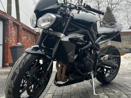 2013 Triumph Street Triple, серый, 550055 рублей, вид 4