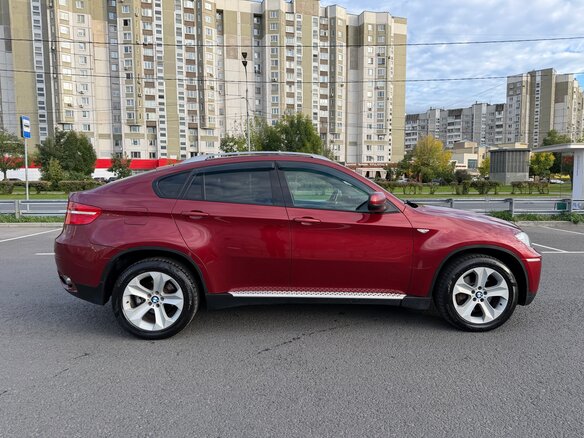 2008 BMW X6 30d I (E71), красный - вид 4