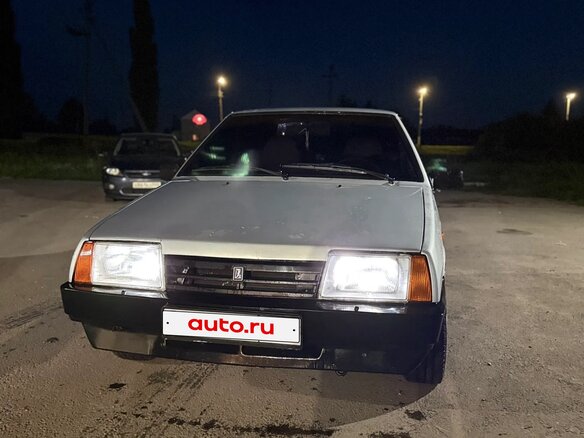 2002 Lada (ВАЗ) 21099, серебристый, 160000 рублей - вид 4
