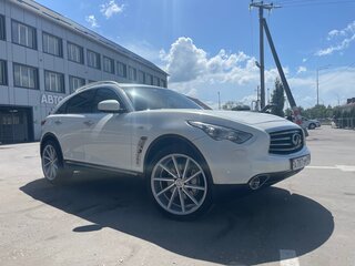 2013 Infiniti FX37 II (S51) Рестайлинг, белый, 2150000 рублей, вид 1
