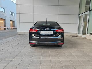 2020 Hyundai Solaris II Рестайлинг, чёрный, 1095000 рублей, вид 4