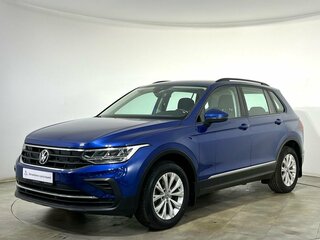 2021 Volkswagen Tiguan II Рестайлинг, синий, 2630000 рублей, вид 1