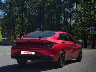 2021 Hyundai Elantra VII (CN7), красный, 2100000 рублей, вид 2