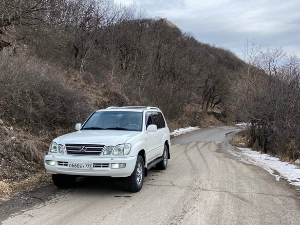 2004 Lexus LX 470 II Рестайлинг, белый, 2150000 рублей - вид 19