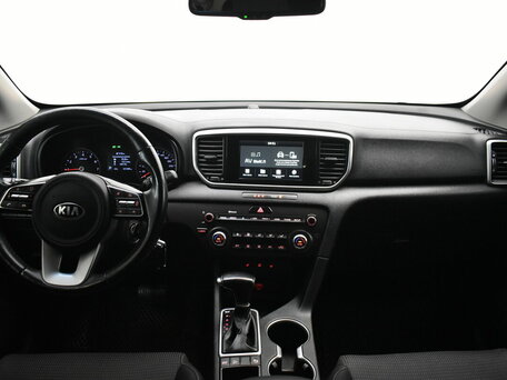 2019 Kia Sportage IV Рестайлинг, синий, 1920000 рублей, вид 5