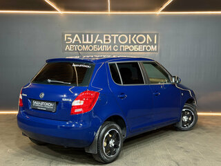 2014 Skoda Fabia II Рестайлинг, синий, 499000 рублей, вид 4